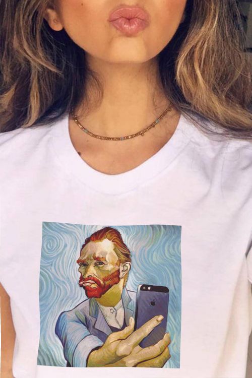 T-shirt Van Gogh Selfie