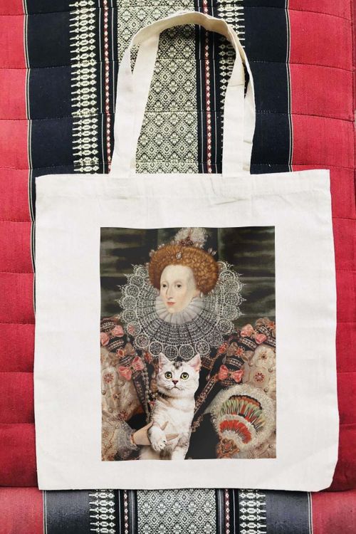 Torba Eko Queen Elizabeth with cat