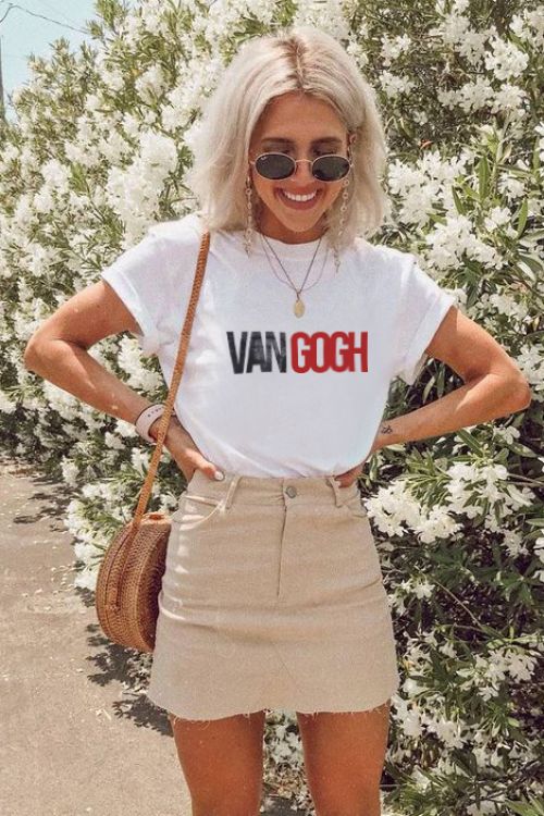 T-shirt Van Gogh Type