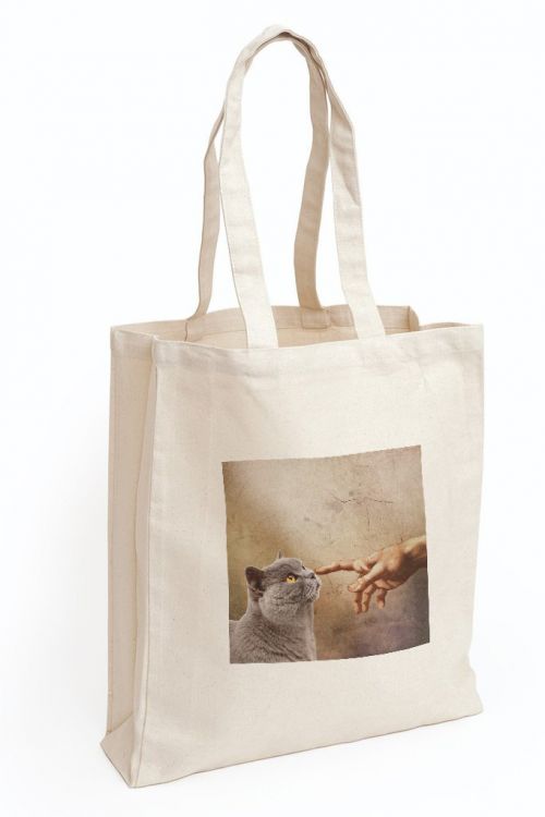 Torba Bawełniana Michelangelo British Cat 