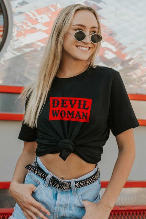 T-shirt Devil Woman