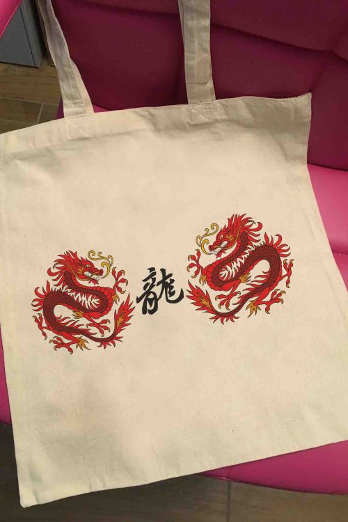 Torba eko Chinese Dragons