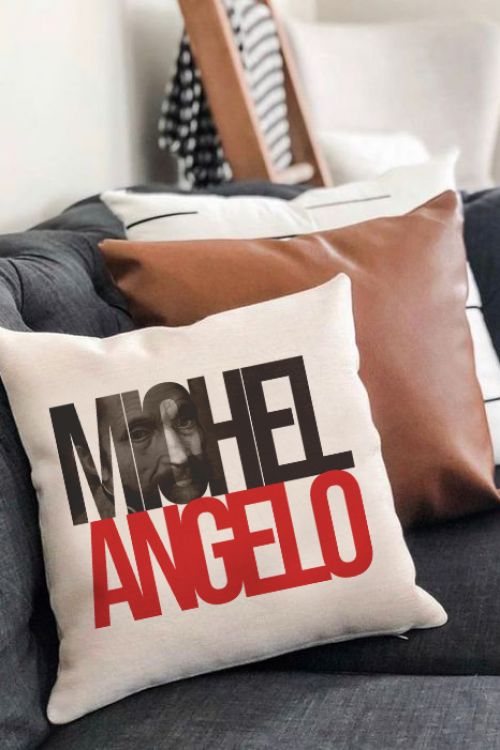 Poduszka Bawełniana Canvas Michelangelo