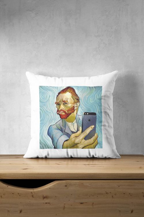 Poduszka Bawełniana Canvas Van Gogh Selfie	