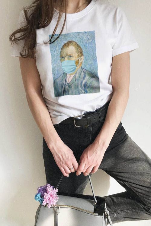 T-shirt Vincent Van Gogh Mask