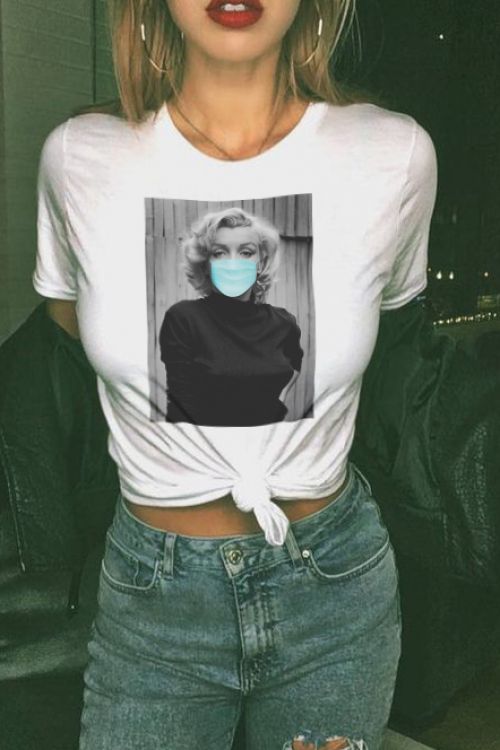 T-shirt Marilyn Monroe Mask
