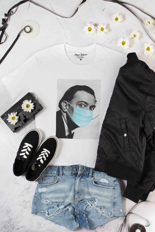 T-shirt Salvador Dali Mask
