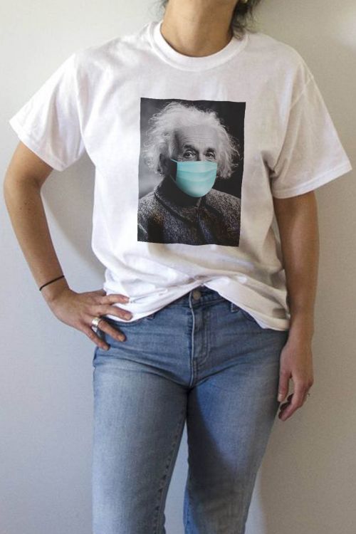 T-shirt Albert Einstein Mask