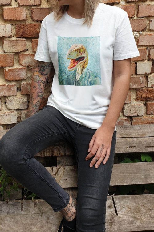 T-shirt Van Gogh Dinosaur