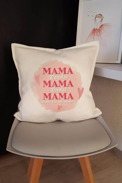 Poduszka Bawełniana Canvas Mama Rządzi