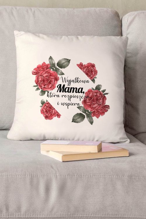 Poduszka Bawełniana Canvas Wyjątkowa Mama
