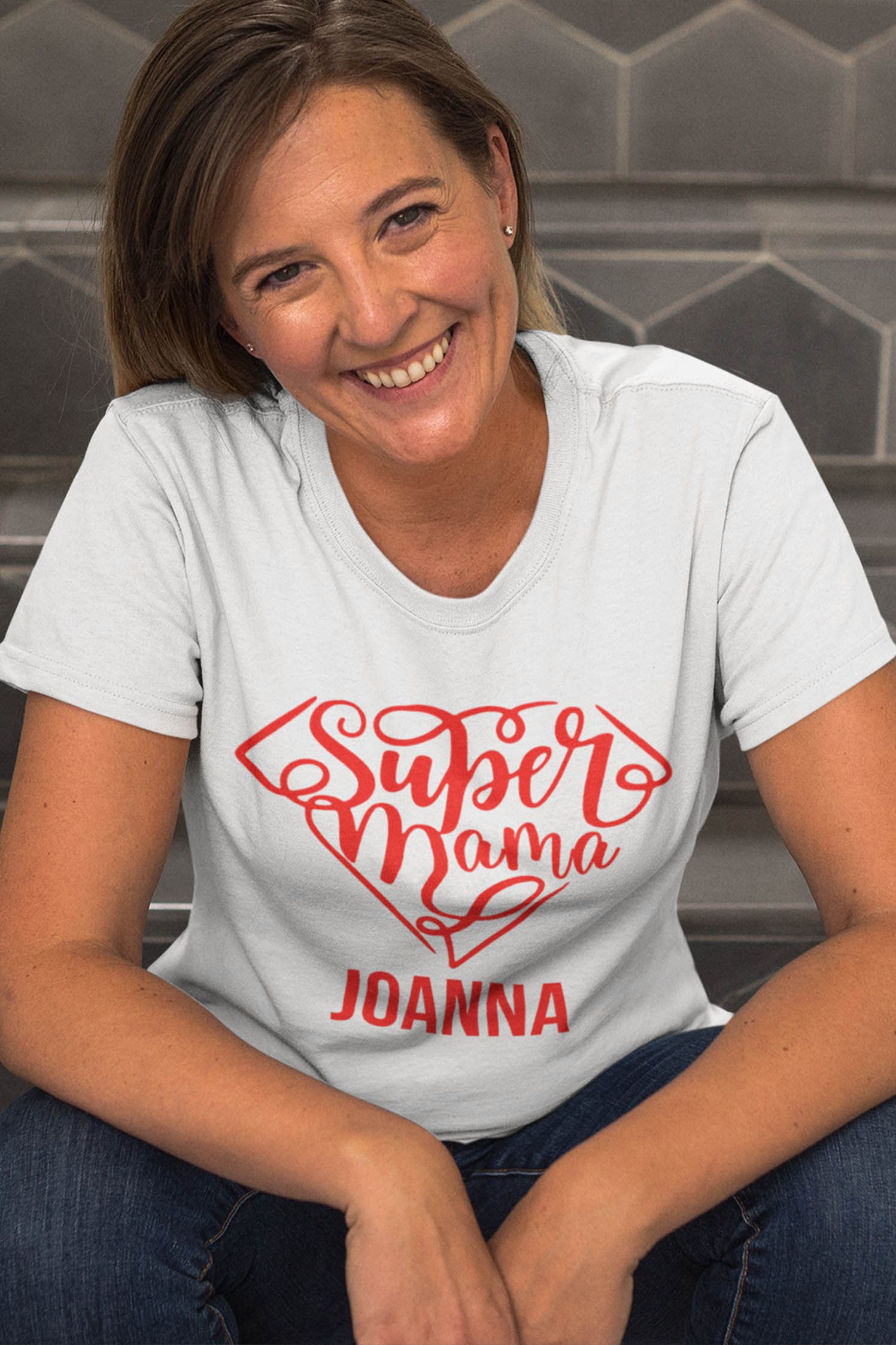T-shirt PERSONALIZACJA Super Mama