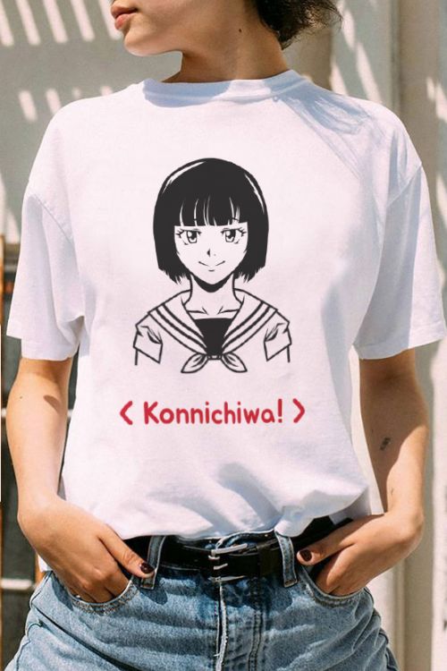 T-shirt Konnichiwa