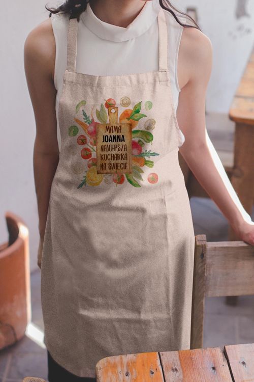 Fartuch Bawełniany PERSONALIZACJA Najlepsza Kucharka