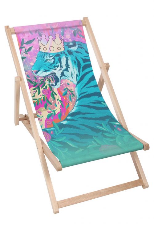 Leżak Klasyczny Tiger King Flowers