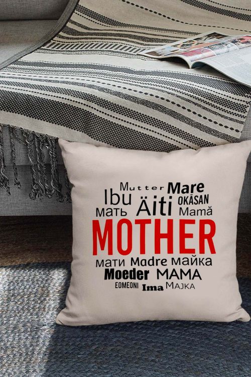 Poduszka Bawełniana Canvas Mama Mother
