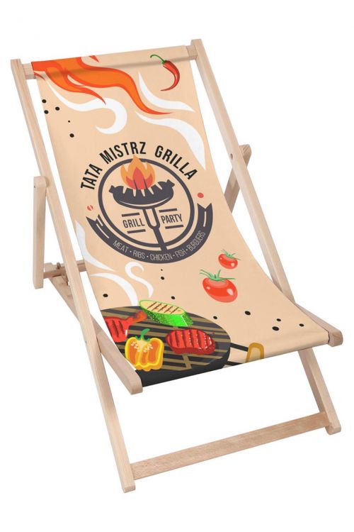Leżak klasyczny Tata Mistrz Grilla