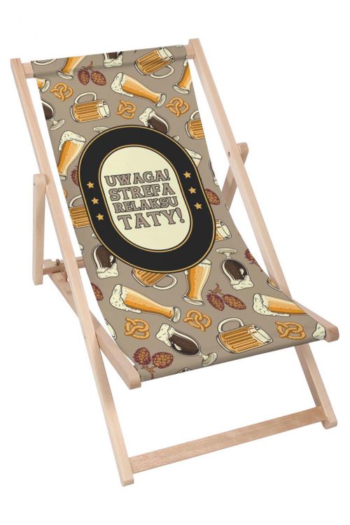 Leżak klasyczny Strefa Relaksu Taty