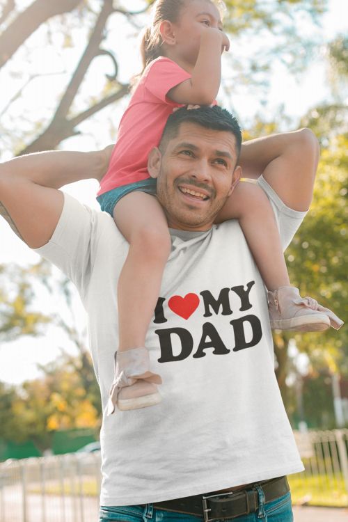 T-shirt oversize I Love My Dad