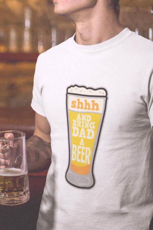 T-shirt oversize Bring Dad A Beer