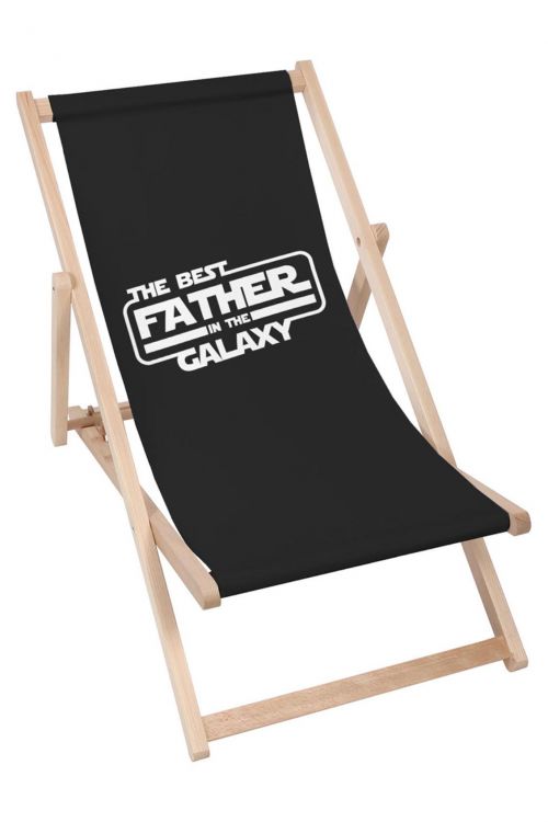 Leżak klasyczny The Best Father in the Galaxy