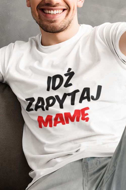 T-shirt oversize Zapytaj Mamę 