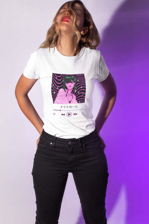 T-shirt Night Girl