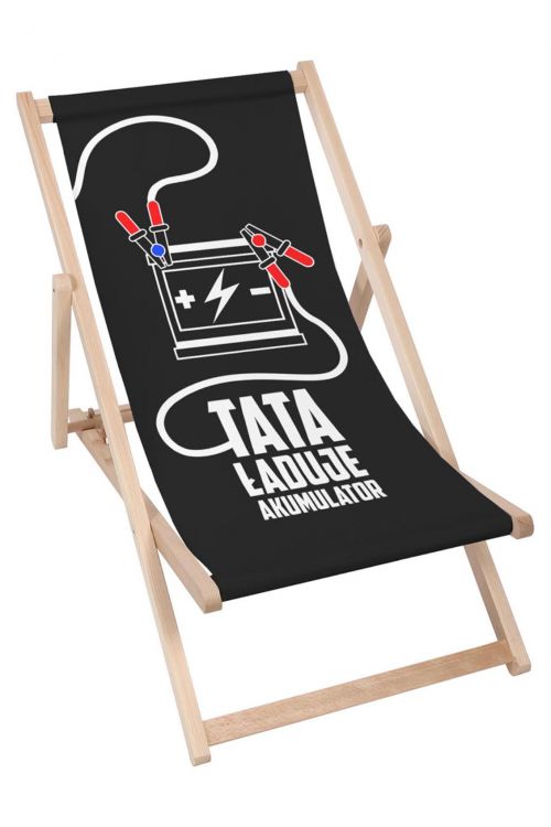 Leżak klasyczny Tata Ładuje Akumulator