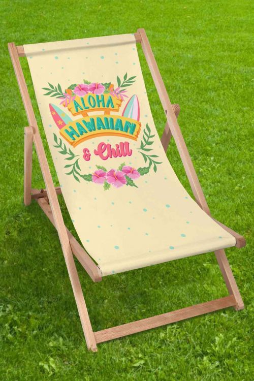 Leżak klasyczny Aloha Hawaiian And Chill 