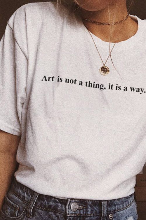 T-shirt Art is a Way