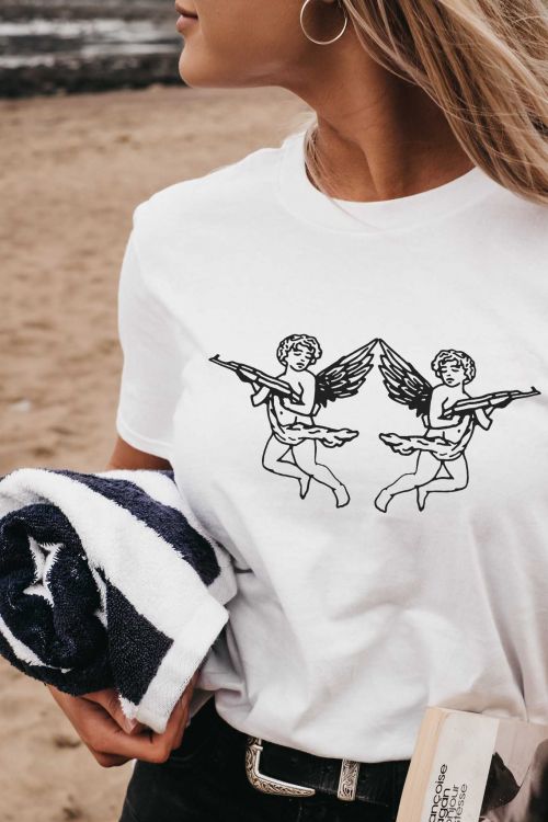 T-shirt Angels with Guns