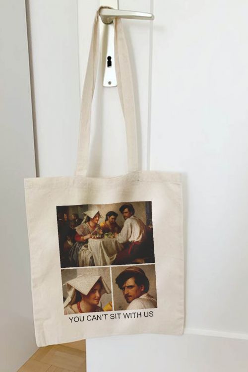 Torba eko You can't sit with us Art