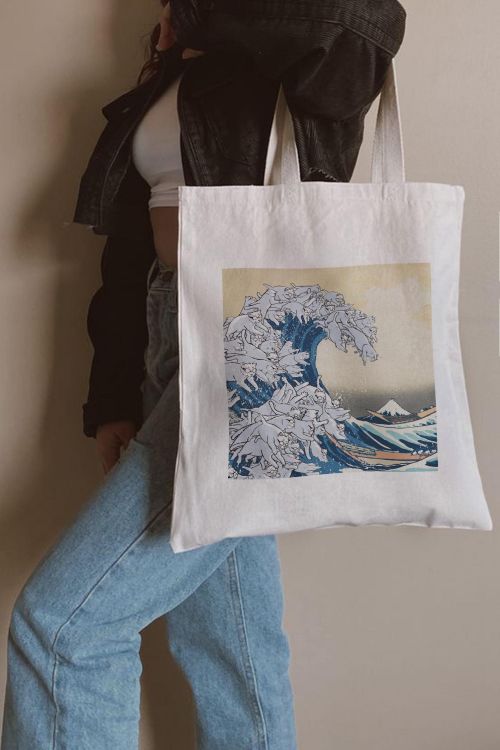 Torba eko Hokusai Cats