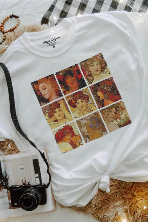 T-shirt Mucha Art