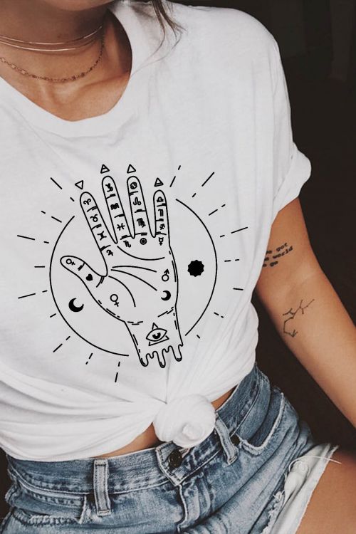 T-shirt Zodiac Hand