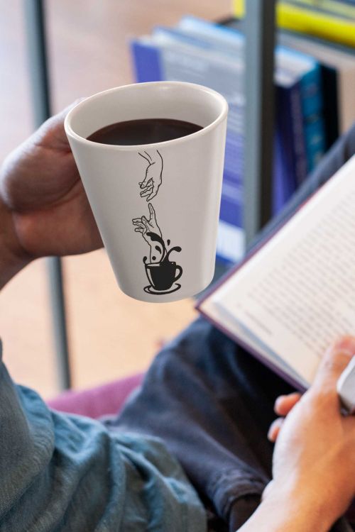 Kubek Latte Regular Michelangelo Hands Coffe 