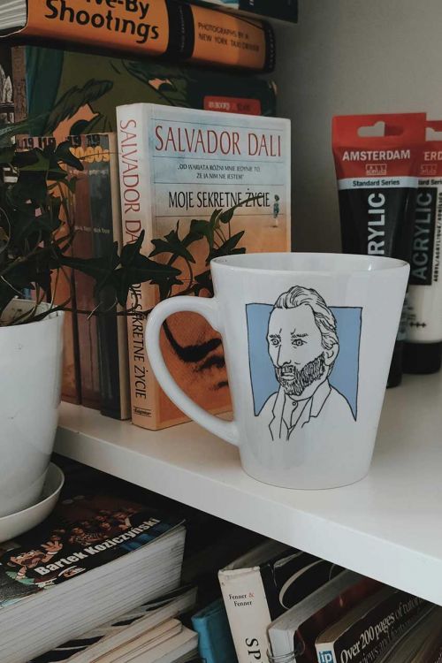 Kubek Latte Regular Blue Vincent