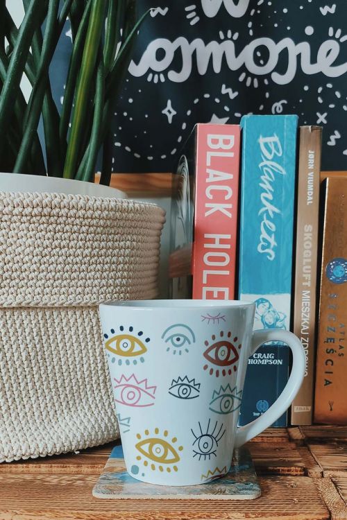 Kubek Latte Regular Aztec Eyes 