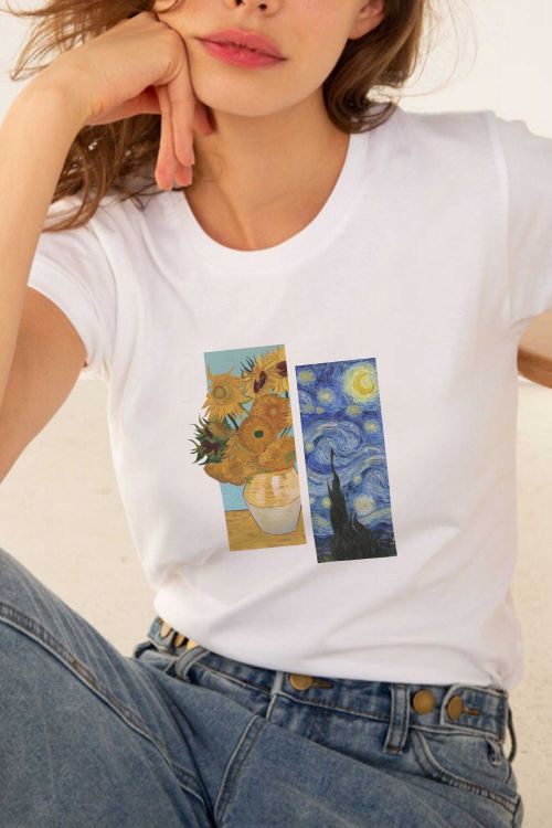 T-shirt Van Gogh Double Art