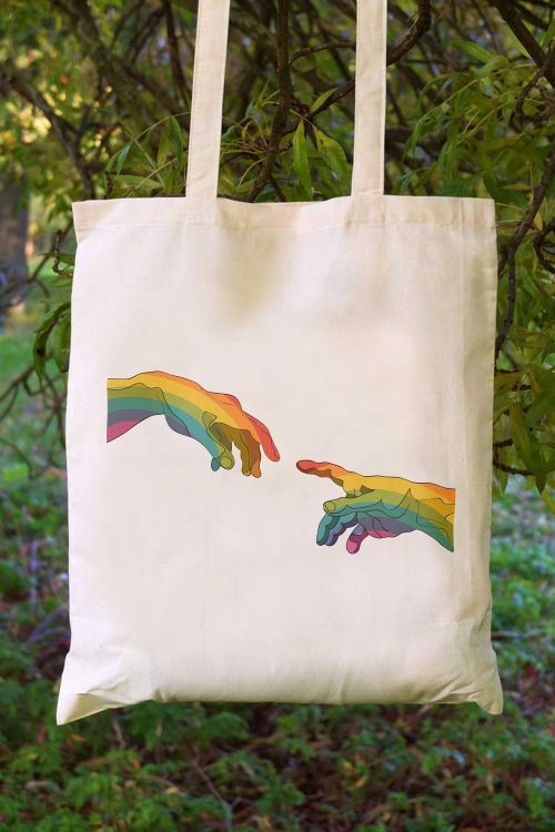 Torba eko Rainbow Hands