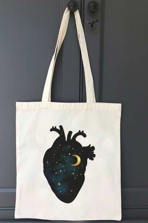 Torba eko Crescent Moon and Stars