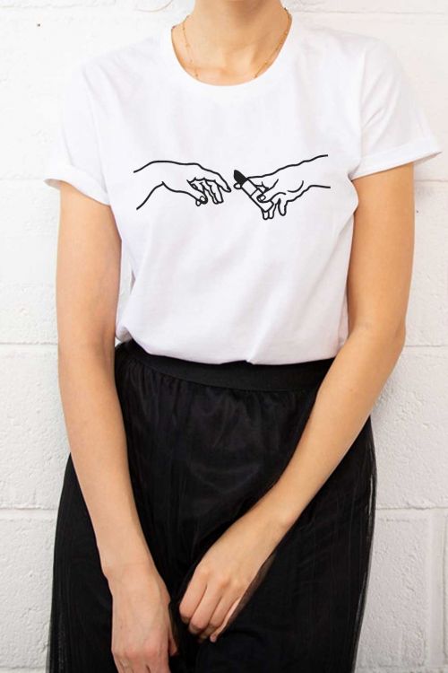 T-shirt Michelangelo's Lipstick 