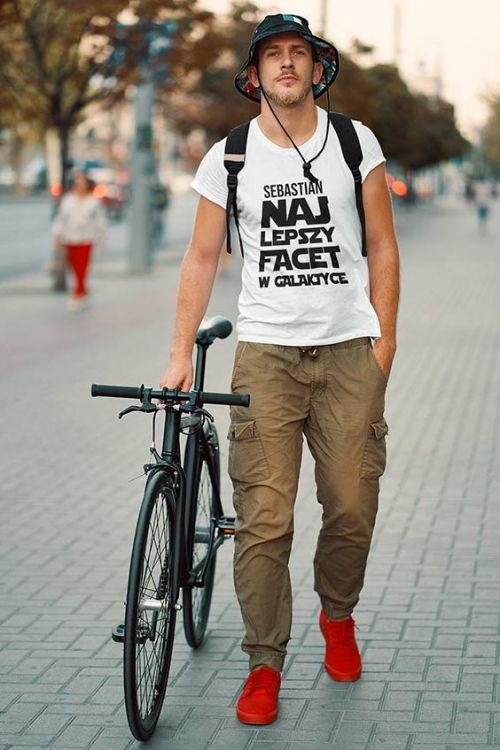 T-shirt PERSONALIZACJA Najlepszy Facet w Galaktyce