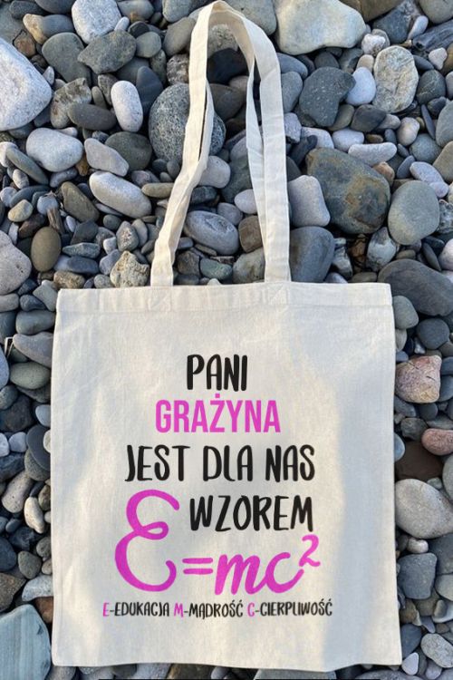 Torba Eko PERSONALIZACJA Pan Nauczyciel Wzór
