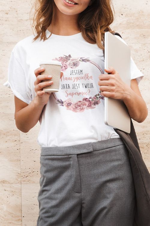 T-shirt Supermoc Nauczycielki