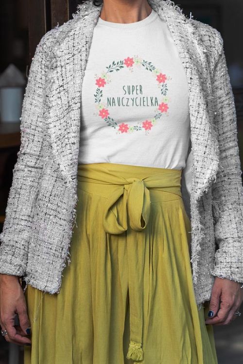 T-shirt Super Nauczycielka