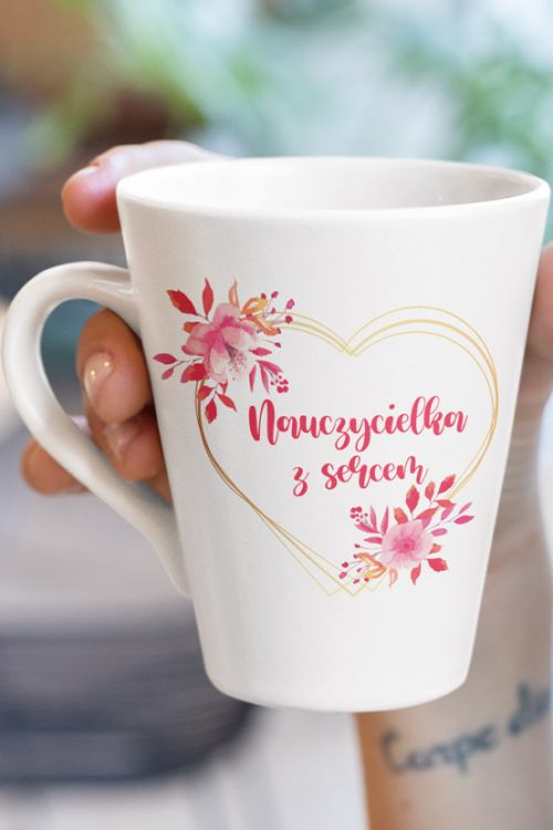 Kubek Latte Regular Nauczycielka z Sercem