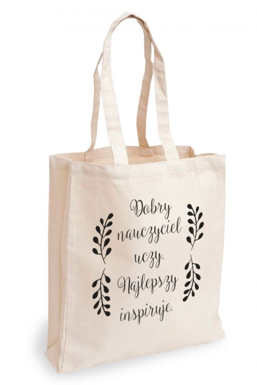 Torba Bawełniana Nauczyciel Inspiruje