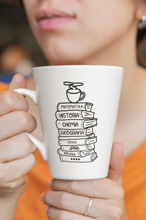 Kubek Latte Regular Książki i Kawa