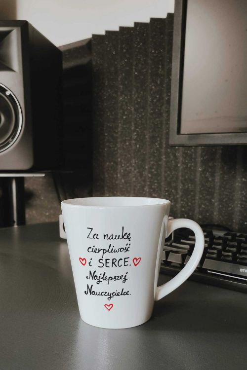 Kubek Latte Regular Cierpliwość i Serce